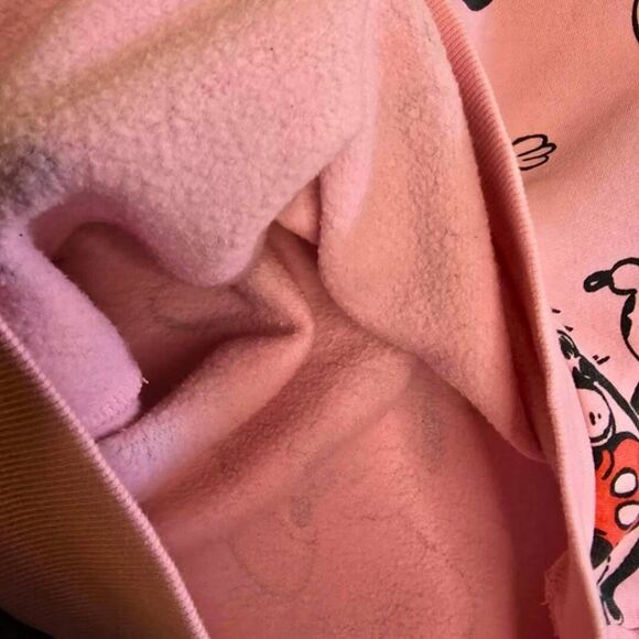 Disney 100 Mickey Mouse Sweatshirt Women's Size XS Pink Crewneck Pullover Rare - Picture 3 of 13